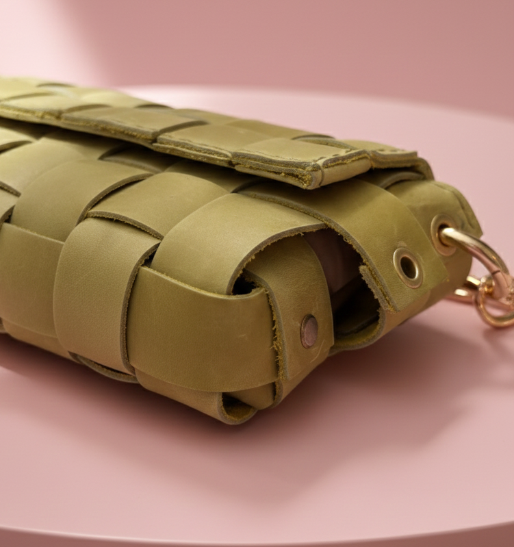 Peridot Leather Purse