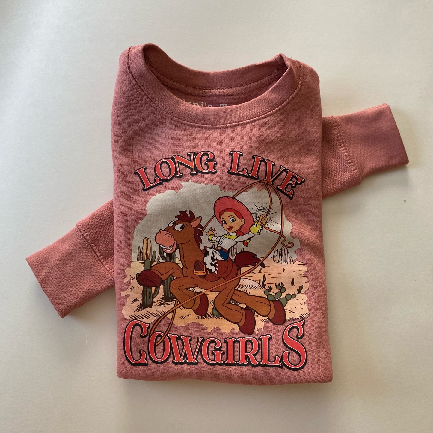Long Live Cowgirl Crew Sweater (3t-7)