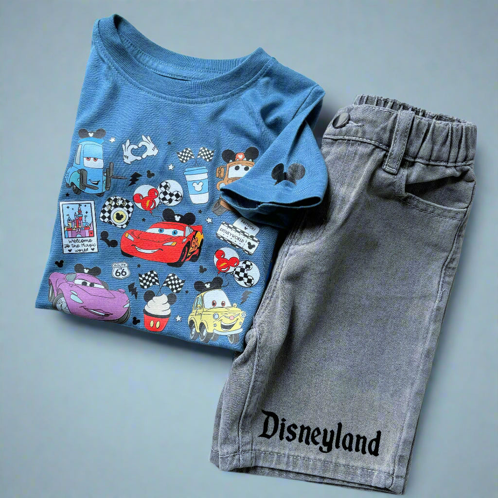 Disneyland Gray Jorts