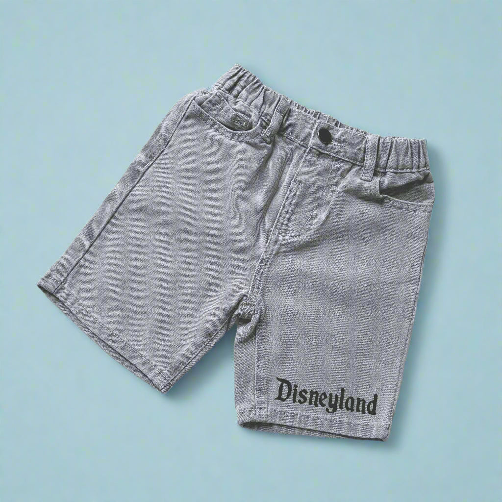 Disneyland Gray Jorts