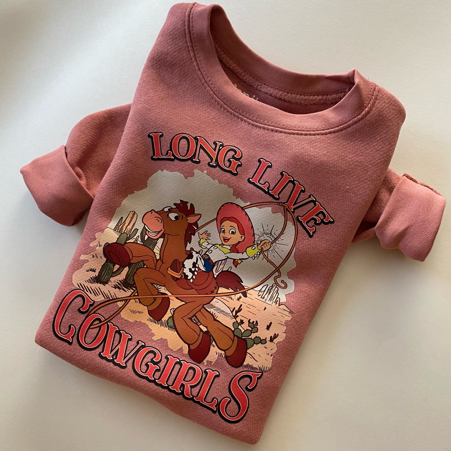 Long Live Cowgirl Crew Sweater (3t-7)