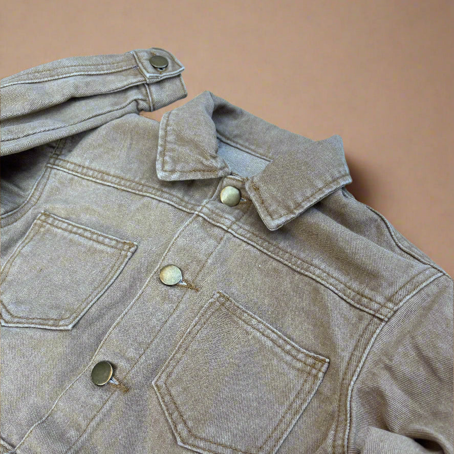 Good Grief...The Great Pumpkin Patch Denim Jacket