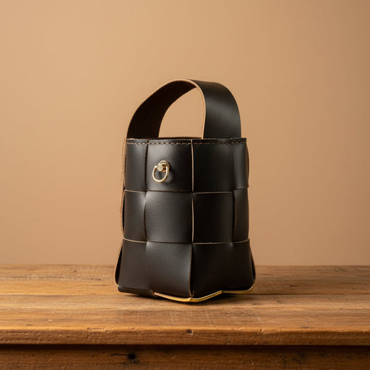 Lucy Leather Bucket Purse
