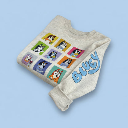 Bluey Crew Sweater (3t-5/6)