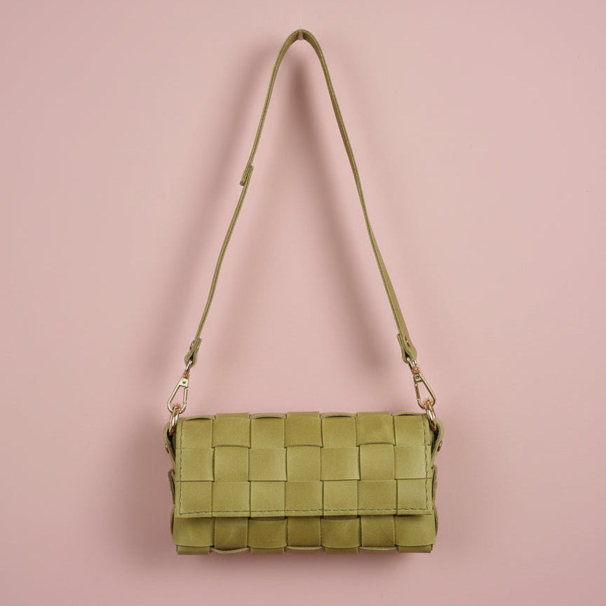 Peridot Leather Purse