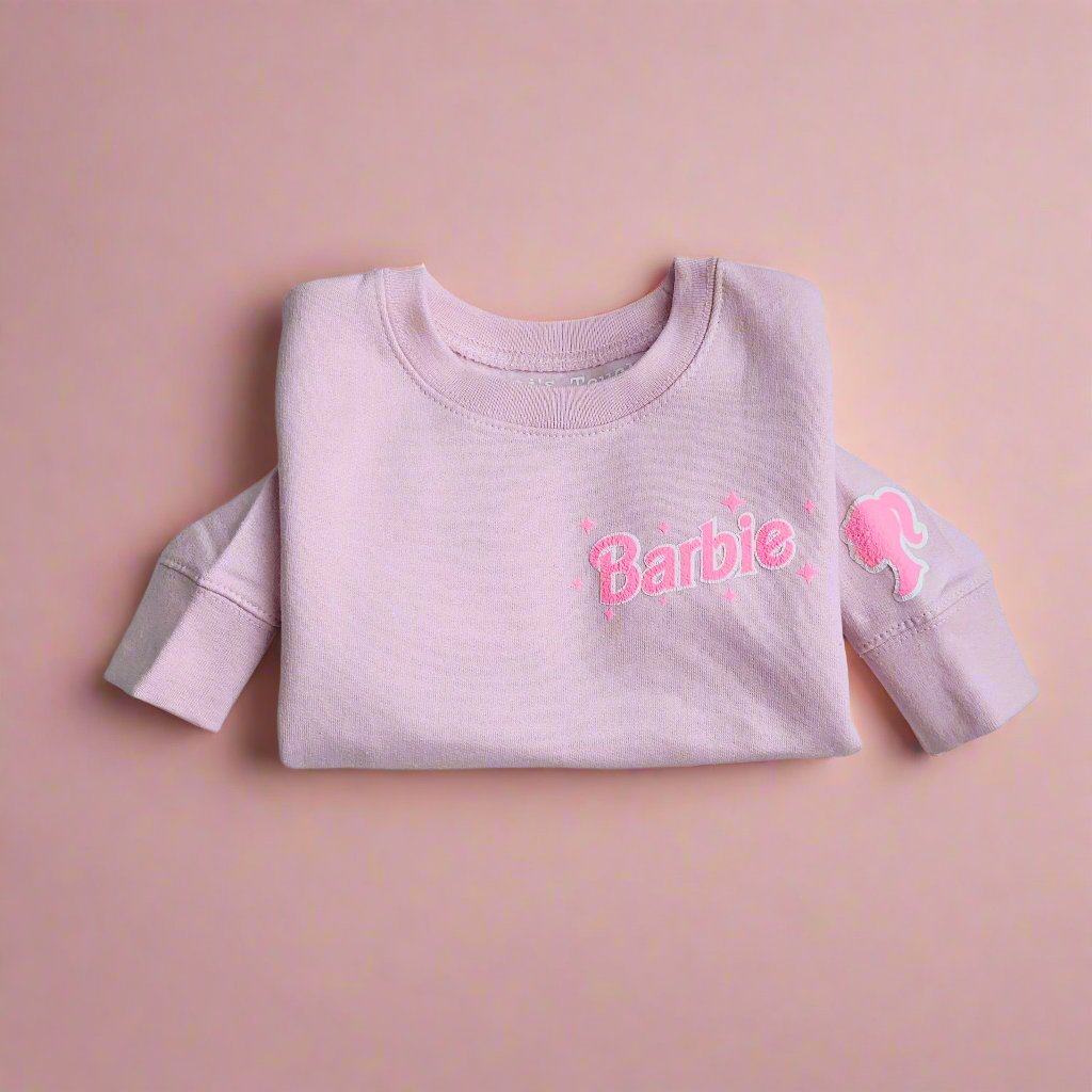 Barbie Crew Sweater (3t-7)