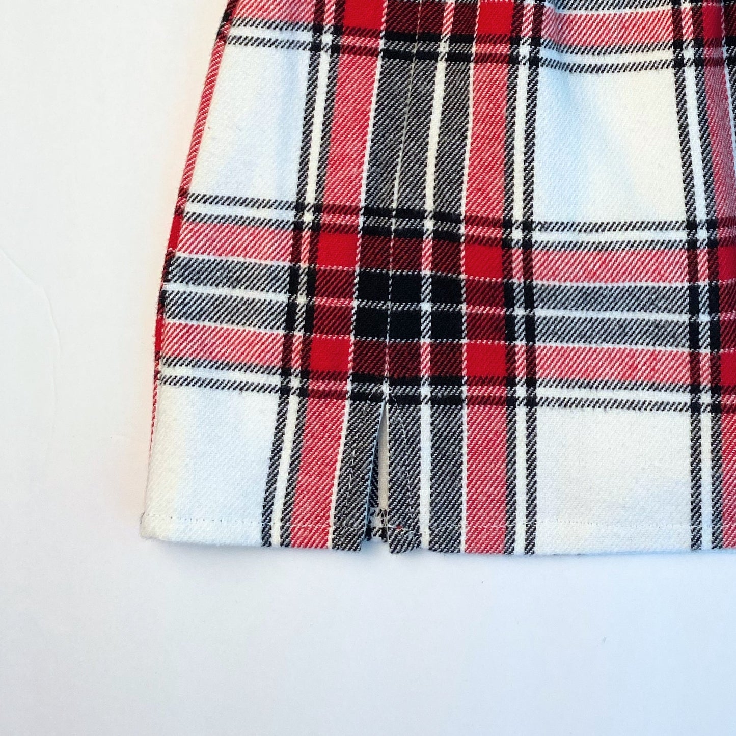 Sara Flannel Split Skirt